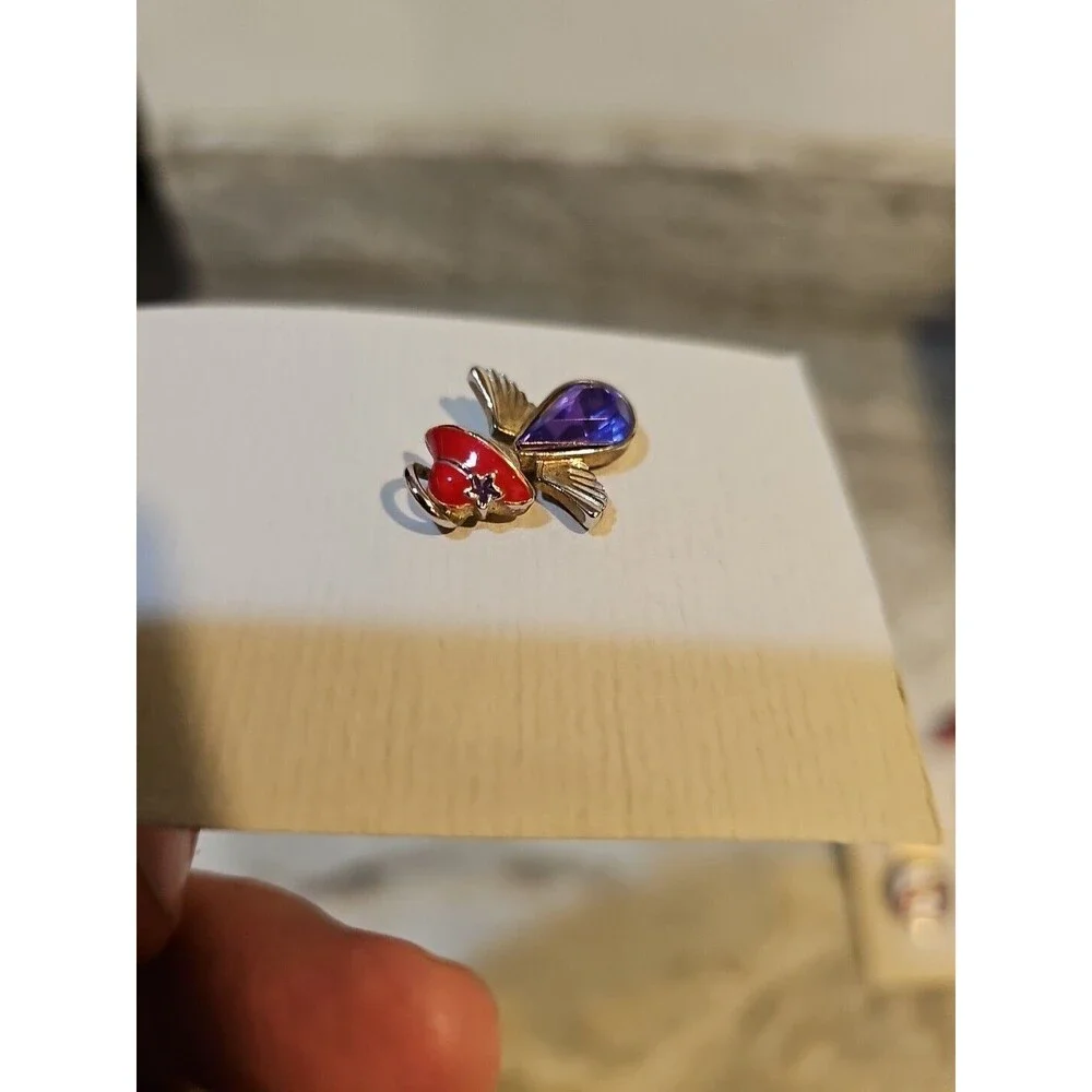 Red Hat Society Angel Vintage Pin
